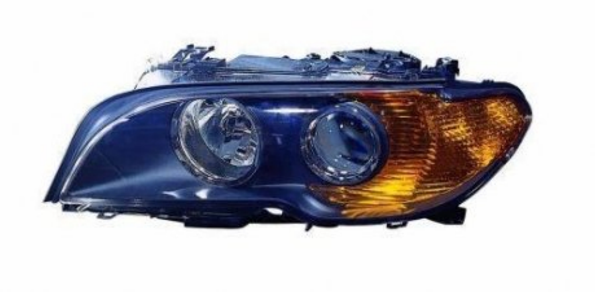 

Фара левая электр. с жёлтым указ. поворота BMW E46 Coupe all 03>