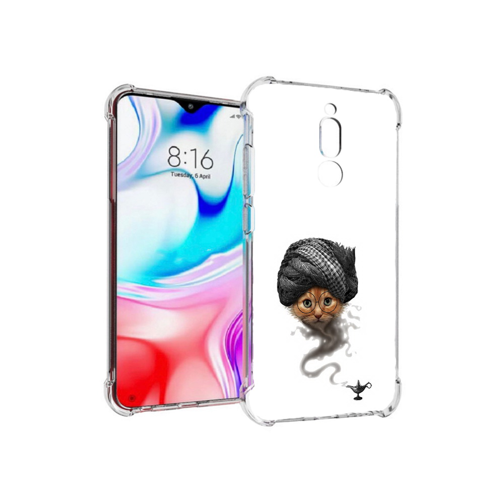 

Чехол MyPads Tocco для Xiaomi Redmi 8 кот джин (PT138911.300.398), Прозрачный, Tocco