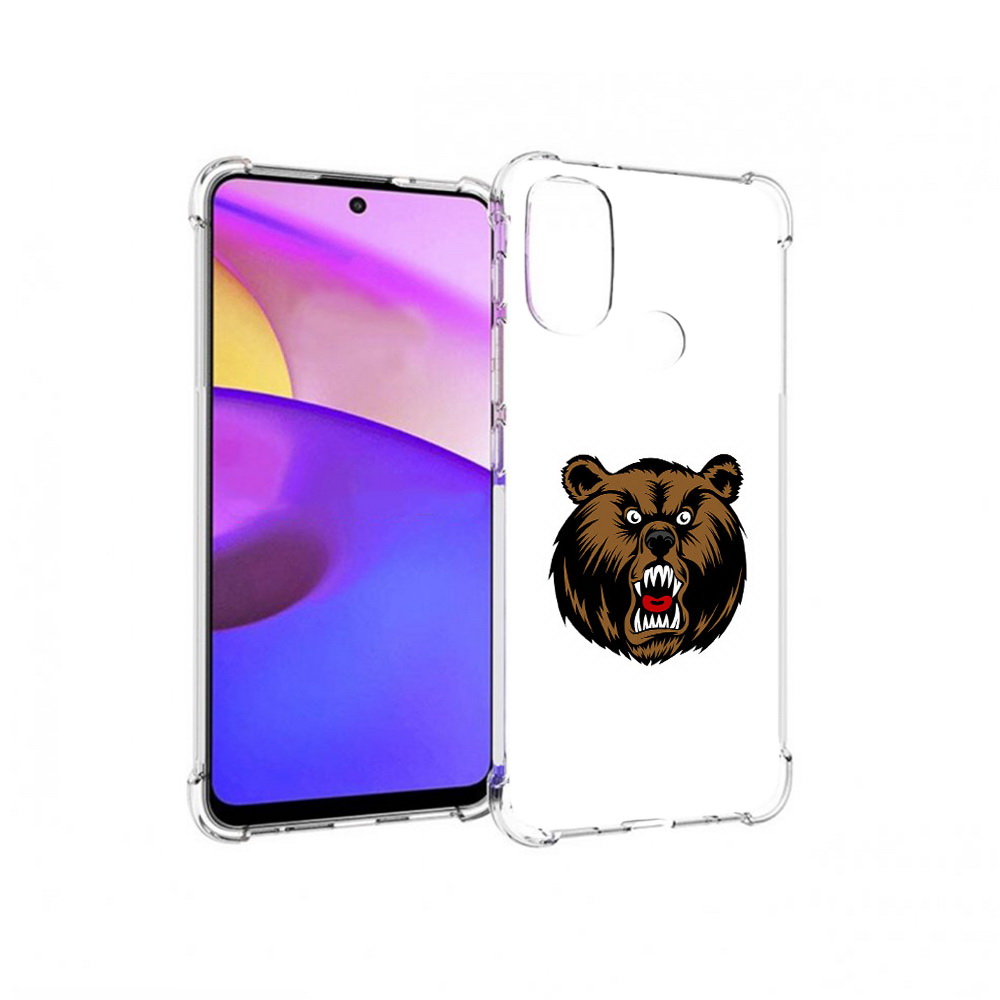 

Чехол MyPads Tocco для Motorola Moto E30 бурый (PT227074.357.253), Прозрачный, Tocco