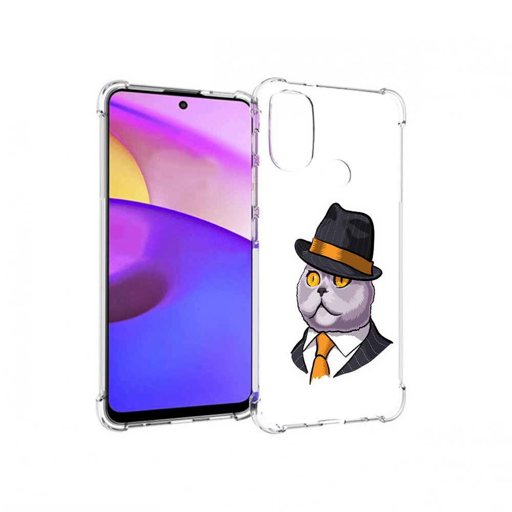 

Чехол MyPads Tocco для Motorola Moto E30 британец (PT227074.357.247), Прозрачный, Tocco