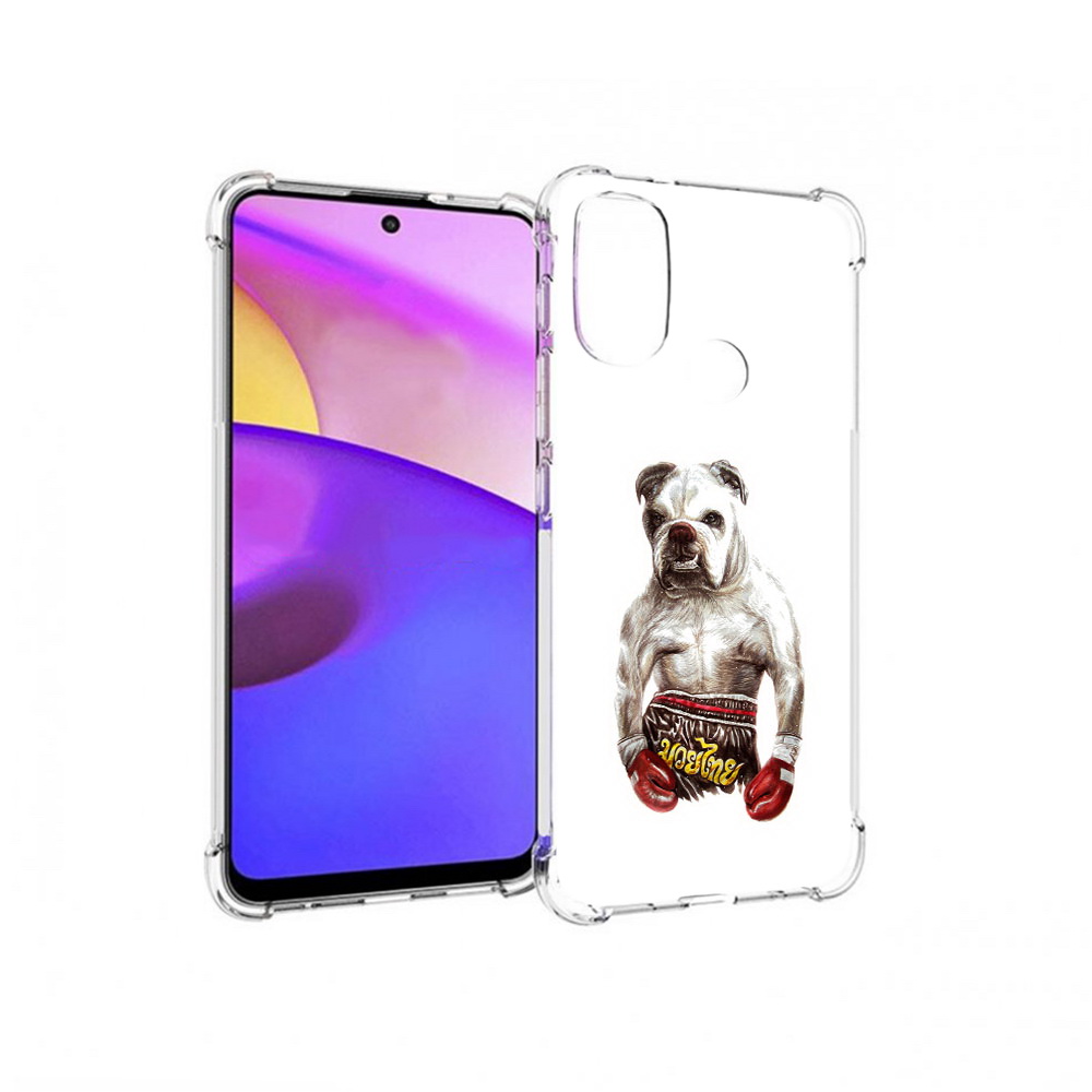 

Чехол MyPads Tocco для Motorola Moto E30 боксер (PT227074.357.243), Прозрачный, Tocco