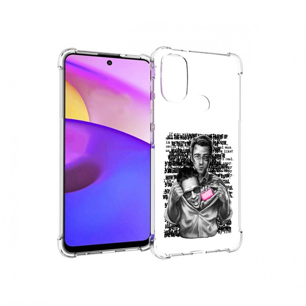 

Чехол MyPads Tocco для Motorola Moto E30 бойцовский клуб (PT227074.357.242), Прозрачный, Tocco