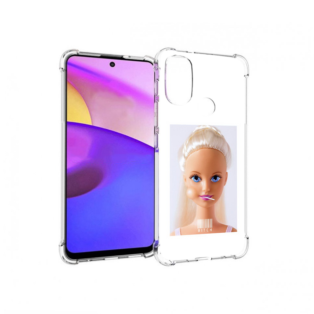 

Чехол MyPads Tocco для Motorola Moto E30 барби (PT227074.357.226), Прозрачный, Tocco