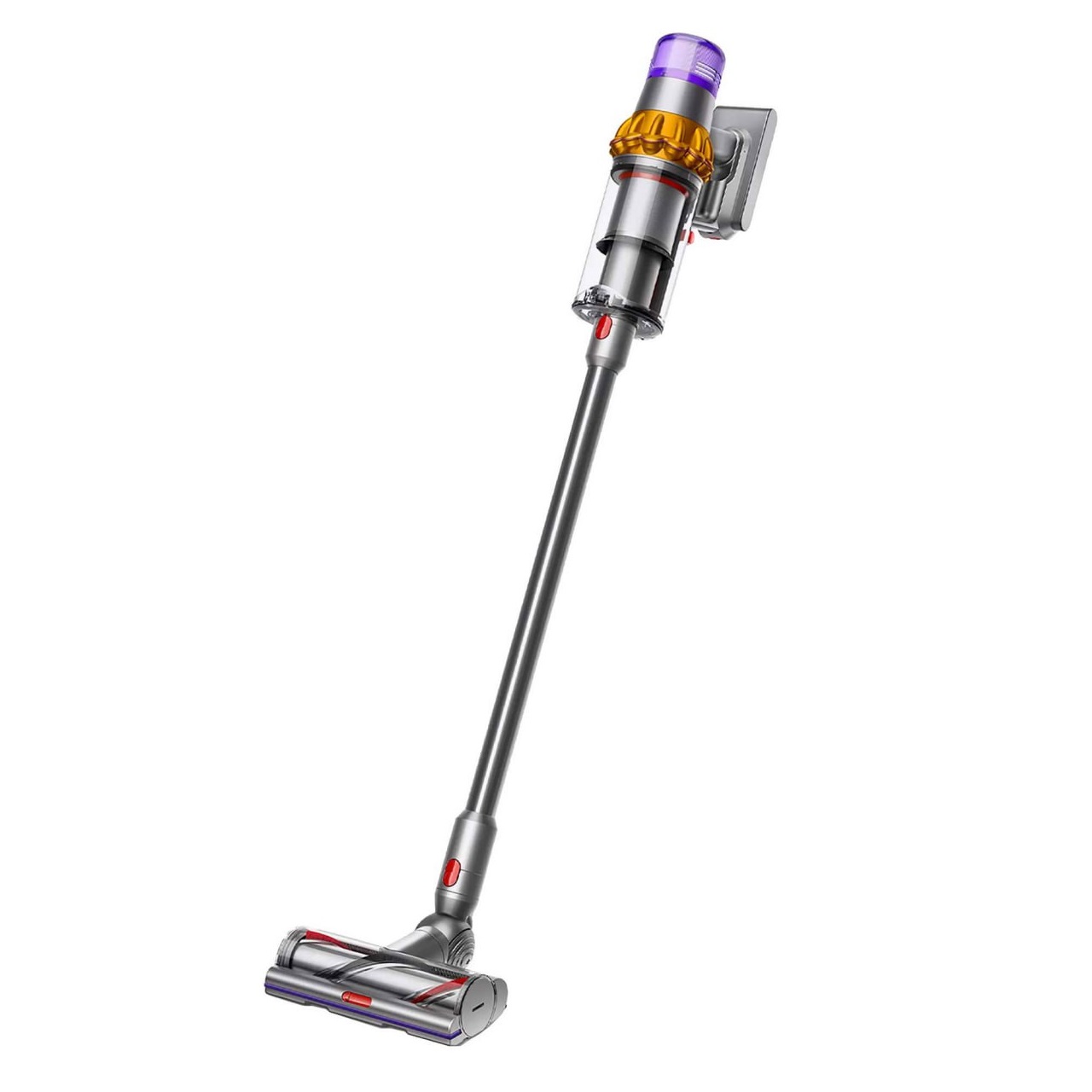 фото Вертикальный пылесос dyson v15 detect absolute grey