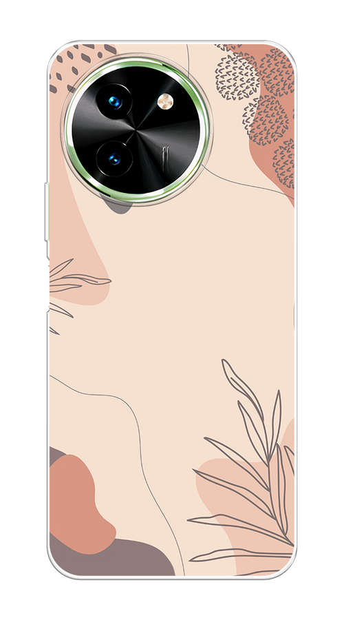 

Чехол на Vivo T3x/Y38 5G "Нюдовые тона", Коричневый;серый, 2610650-1