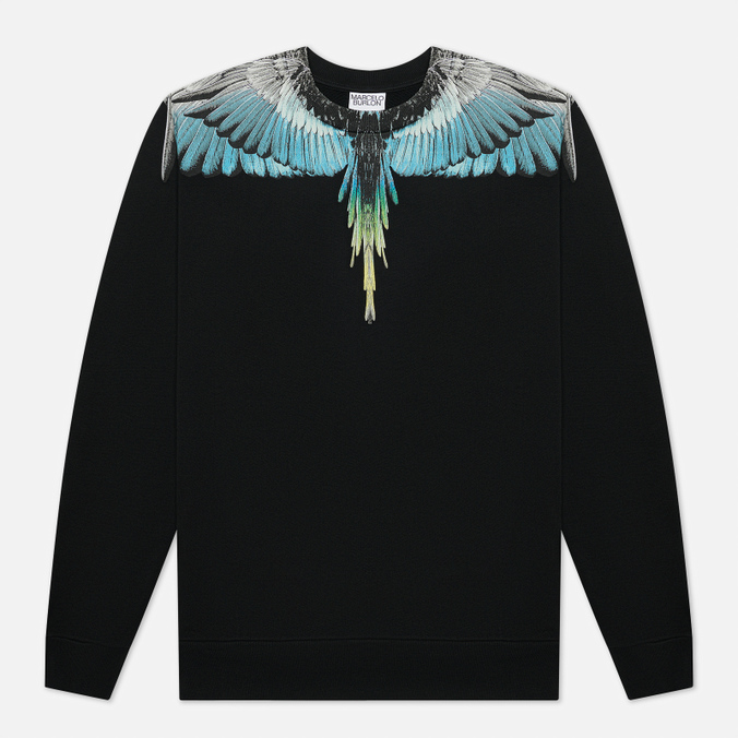 

Свитшот мужской MARCELO BURLON CMBA009F21FLE0011 черный S, CMBA009F21FLE0011