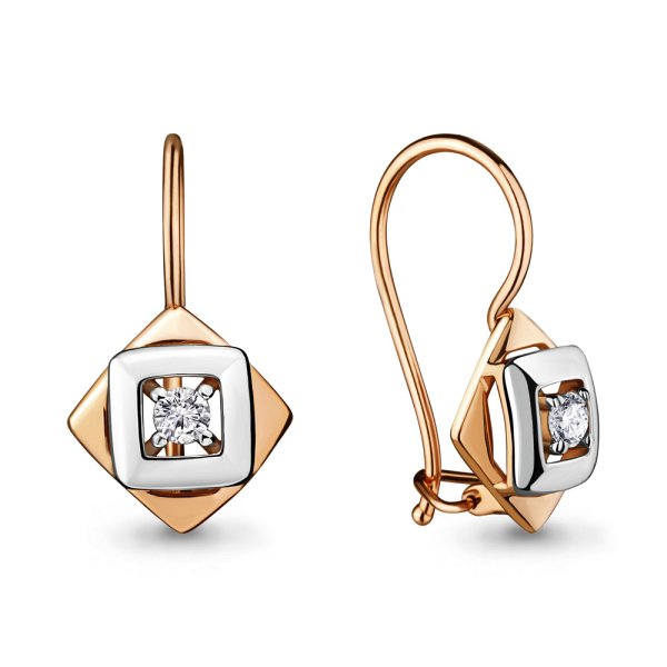 

Серьги из золота TEO MAORI 846685.1, фианит, 846685.1