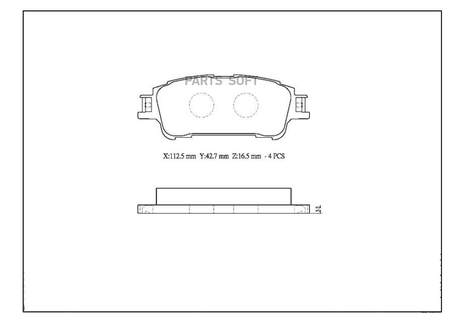 

Тормозные колодки AVANTECH av1208