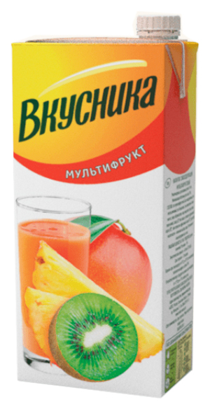 

Напиток сокосодержащий Вкусника Мультифруктовый 1,93 л