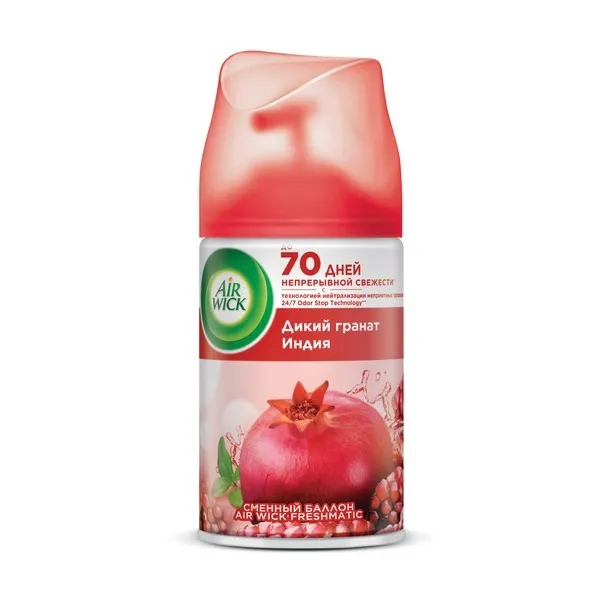 

Сменный блок для освежителя воздуха Air Wick Freshmatic Дикий гранат 250 мл