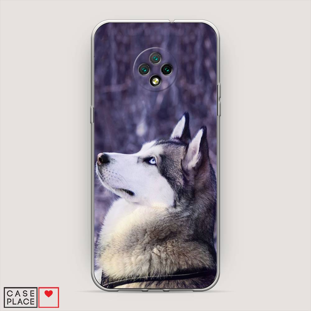 

Чехол на Doogee X95 "Хаски 1", Фиолетовый;белый, 220850-1