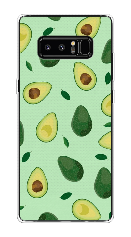 

Чехол на Samsung Galaxy Note 8 "Blue avocado", Коричневый;зеленый, 25250-1