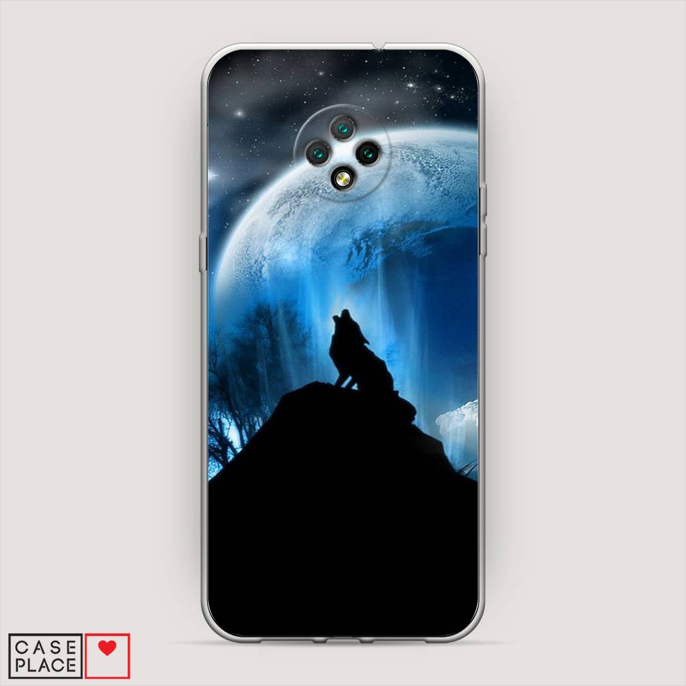 

Чехол на Doogee X95 "Волк 2", Синий;черный;белый, 220850-1