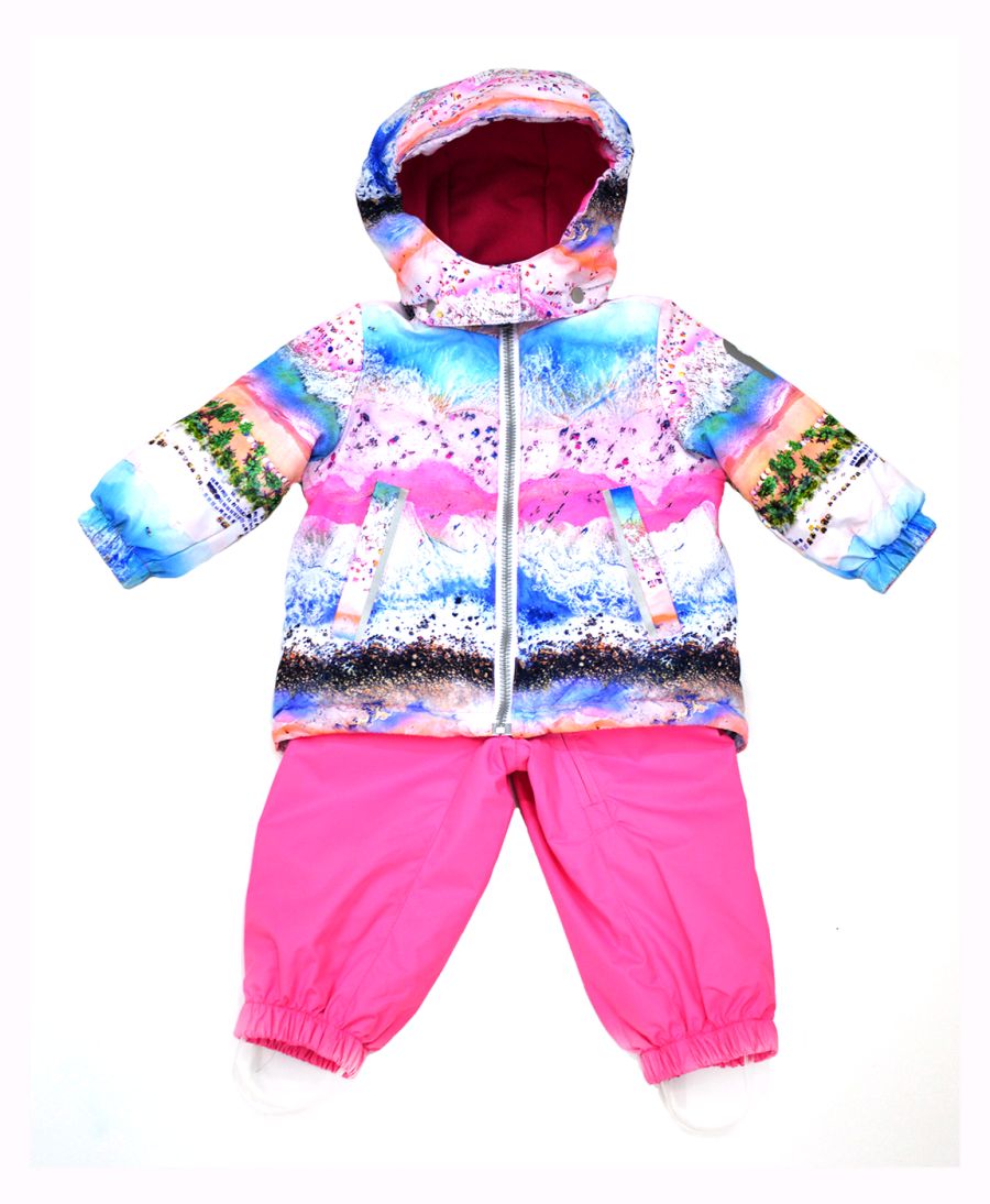 Комплект верхней одежды Artel 80873-91, jeilyfish голубо-розовый, 98