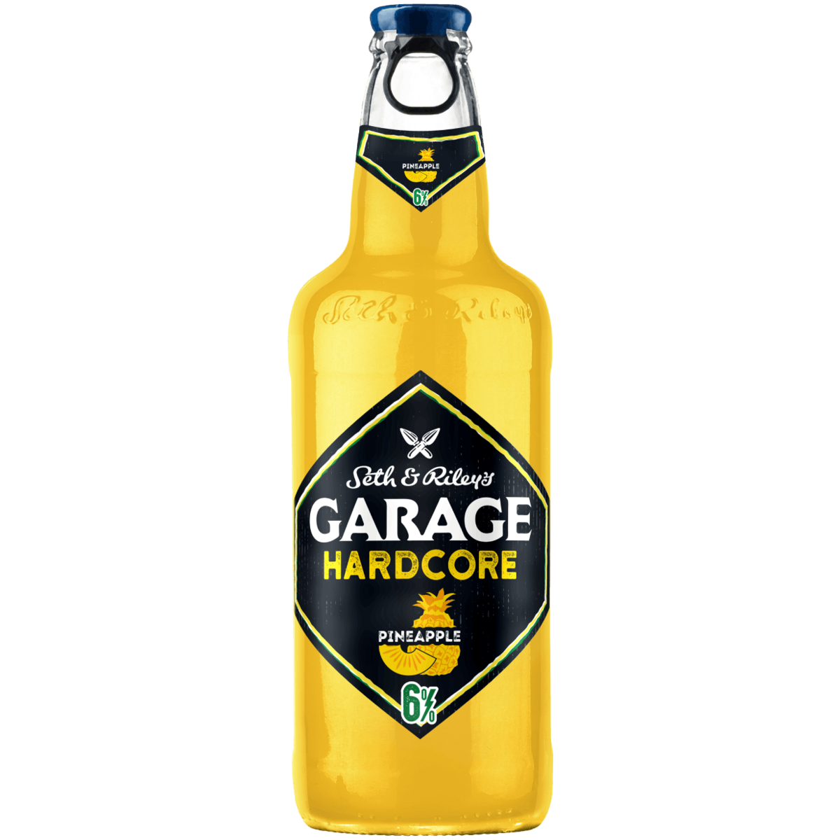 

Пивной напиток Seth & Riley's Garage Hardcore Pineapple светлый 0,4 л, Светлое