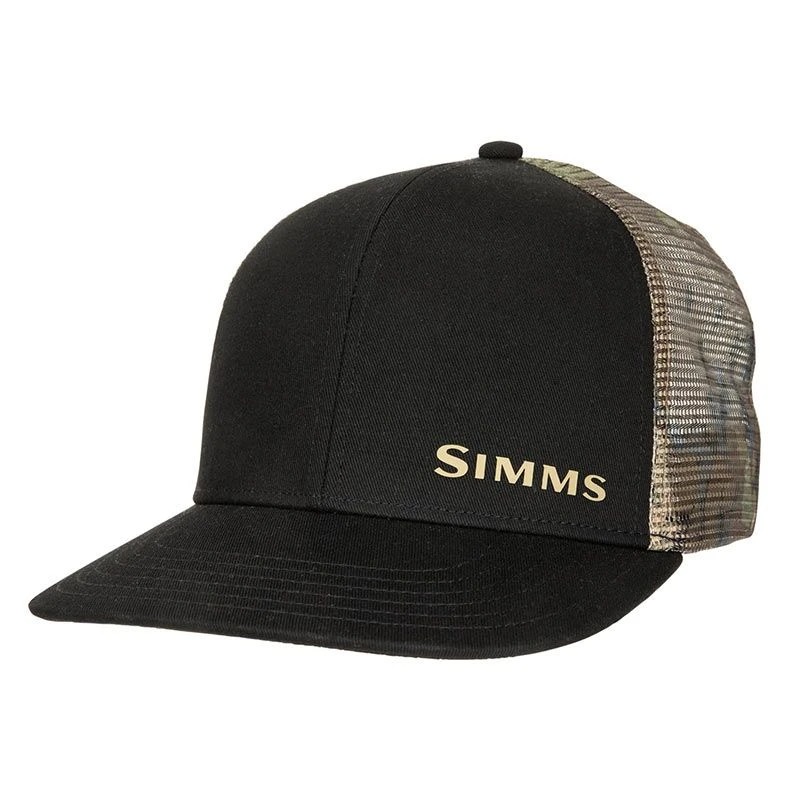 

Бейсболка мужская Simms Flex Trucker black, Черный, Flex Trucker