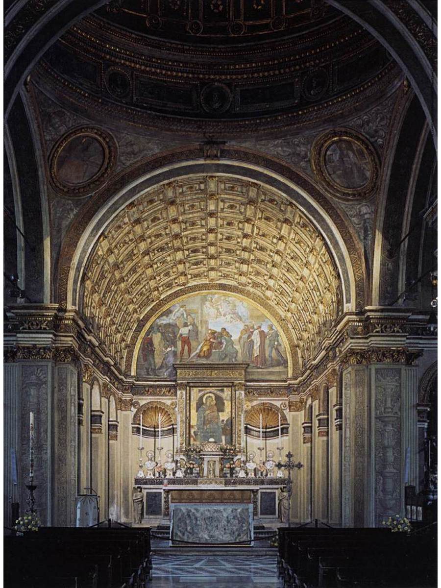 

Постер DRABS A2 Донато Браманте Interior view toward choir