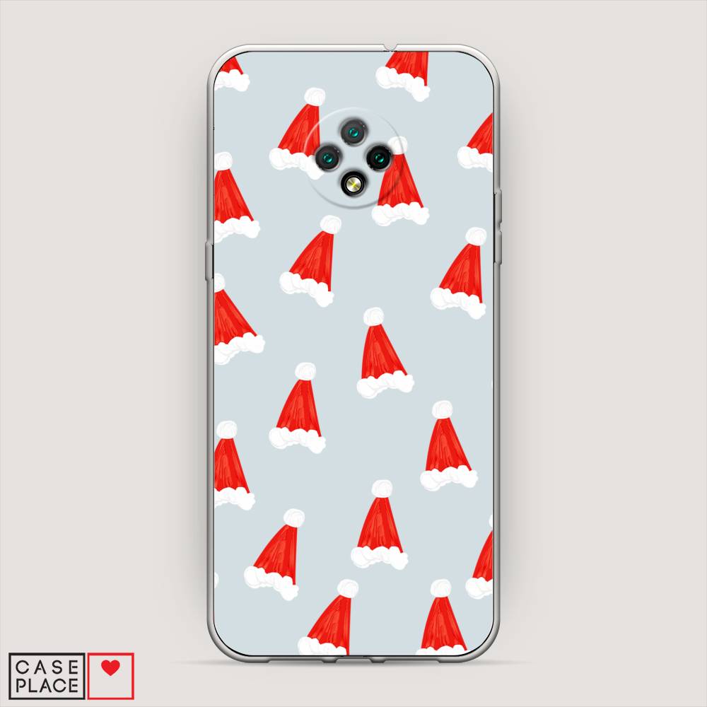 

Чехол на Doogee X95 "Новогодние шапочки", Белый;красный;серый, 220850-5