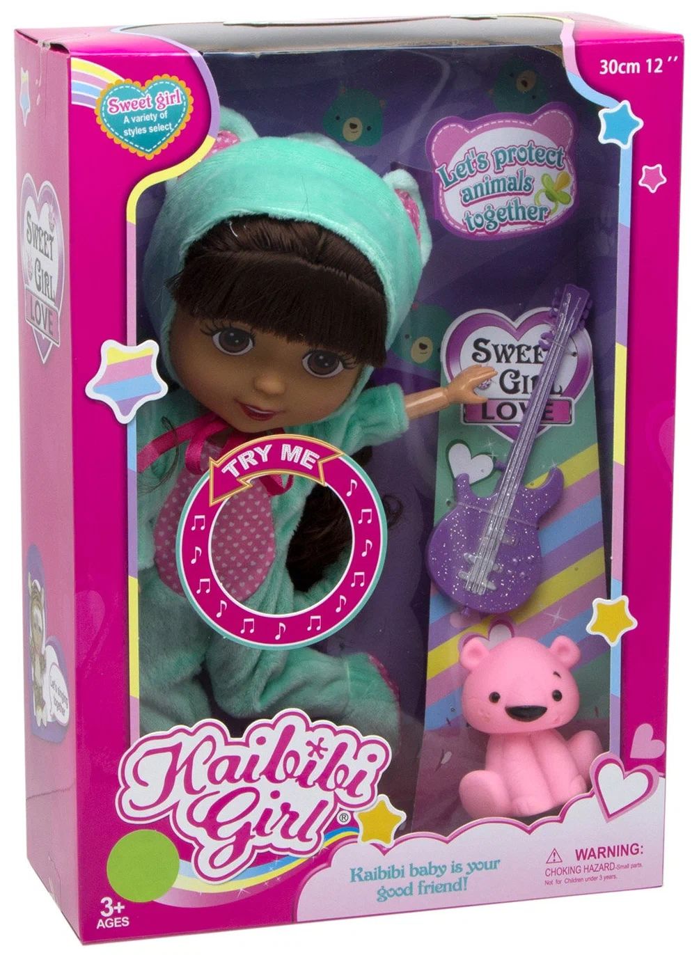 Кукла Kaibibi озвученная шарнирная с аксессуарами 30 см