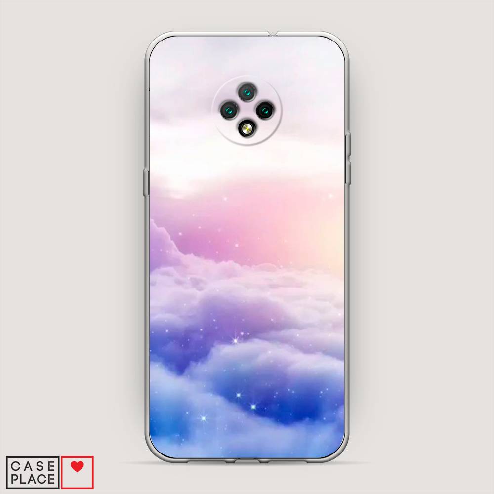 

Чехол на Doogee X95 "Небеса", Голубой;белый;розовый, 220850-2