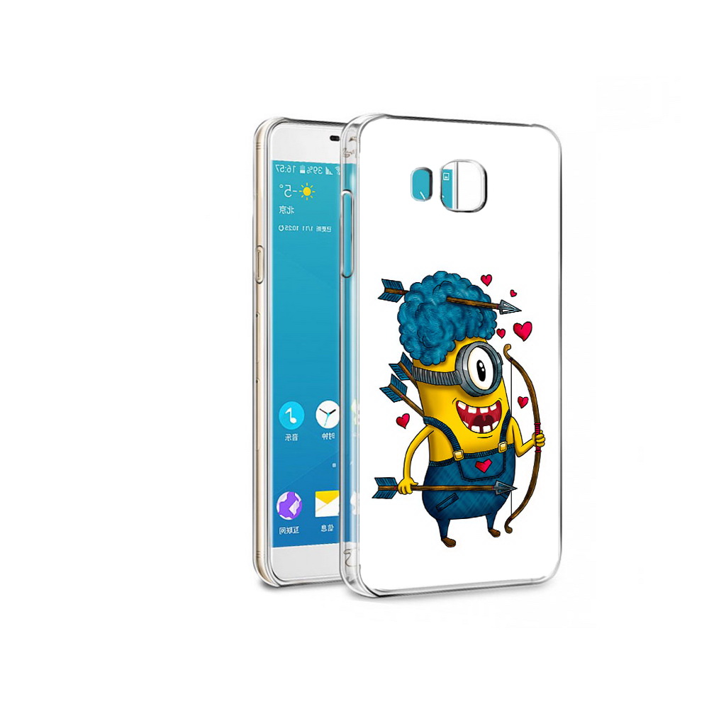

Чехол MyPads Tocco для Samsung Galaxy C7 Pro Миньон купидон (PT74619.550.117), Прозрачный, Tocco
