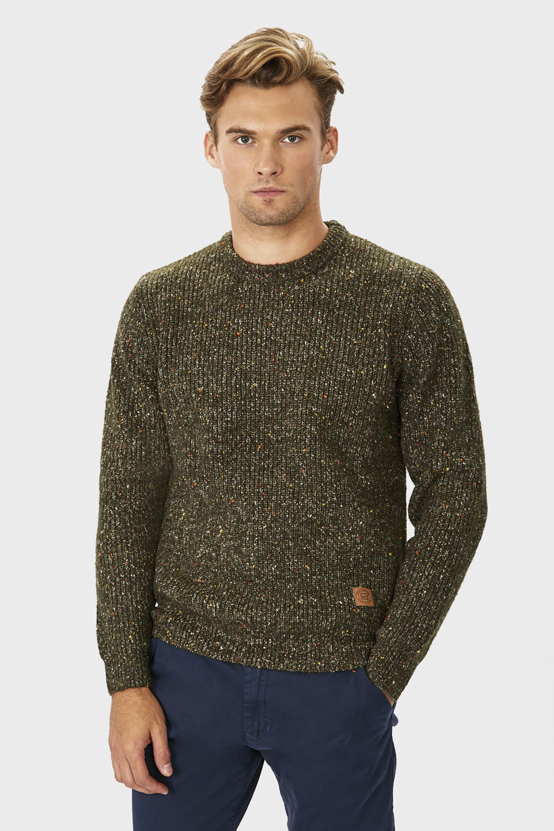 

Джемпер мужской Baon B631515 хаки 3XL