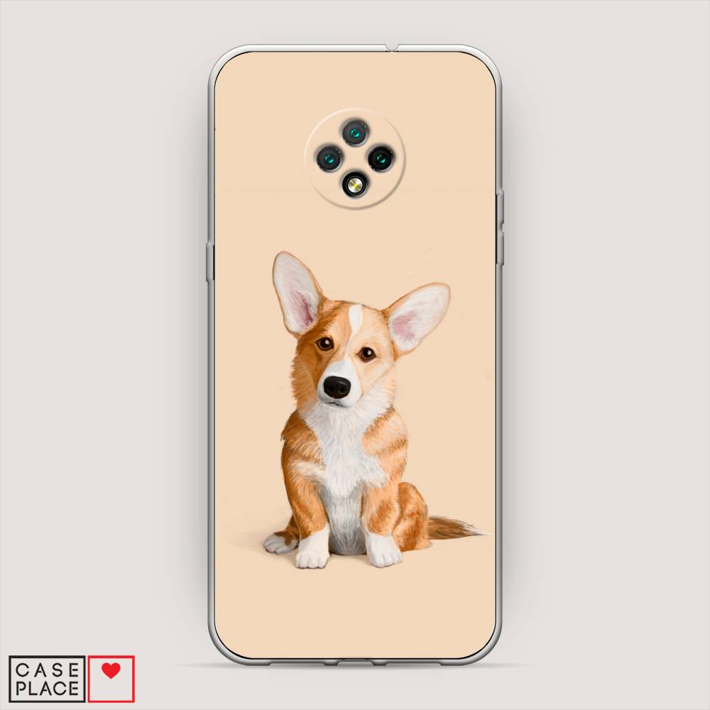 

Чехол на Doogee X95 "Грустный Корги", Коричневый;бежевый, 220850-1