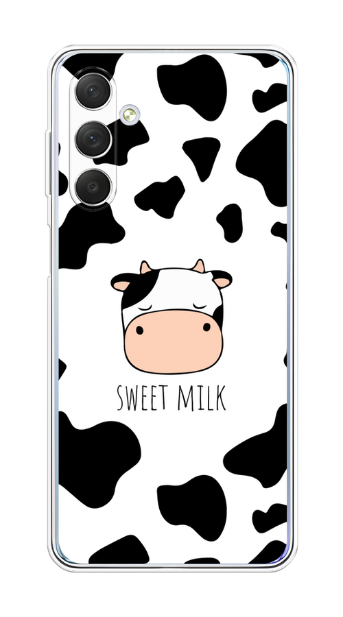 

Чехол на Samsung Galaxy M54 "Sweet milk", Розовый;белый;черный, 2108250-1
