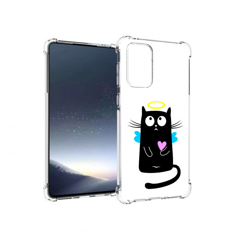

Чехол MyPads Tocco для Samsung Galaxy A73 Кот ангелок (PT226913.548.96), Прозрачный, Tocco