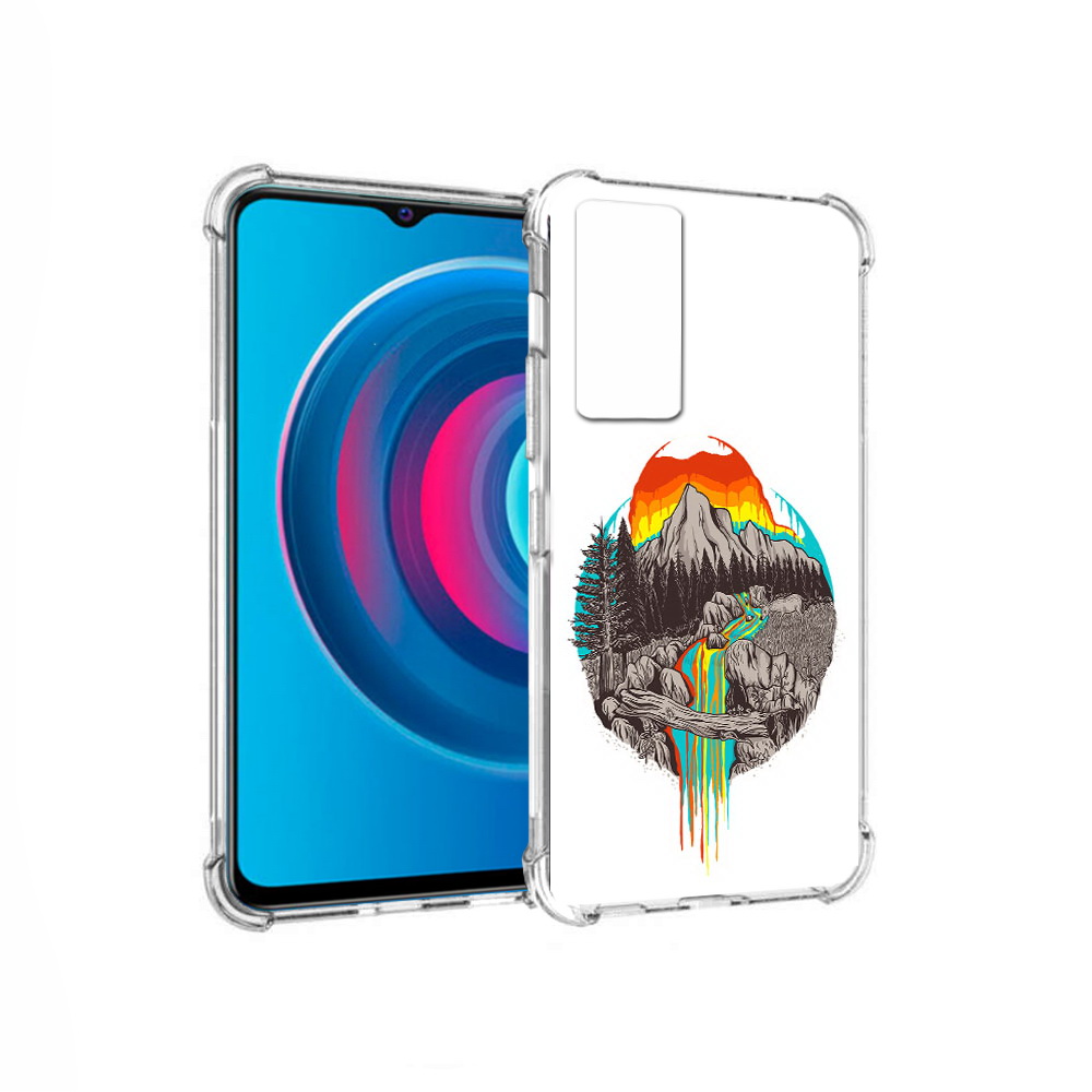 

Чехол MyPads Tocco для Vivo Y74s Радужный водопад (PT224892.430.144), Прозрачный, Tocco