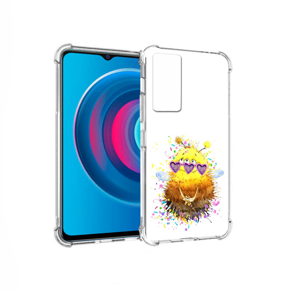 

Чехол MyPads Tocco для Vivo Y74s Пушитый шмель (PT224892.430.143), Прозрачный, Tocco