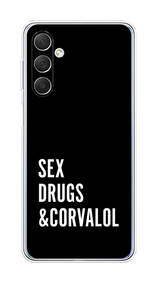 

Чехол на Samsung Galaxy M54 "Corvalol", Черный;серый;белый, 2108250-6