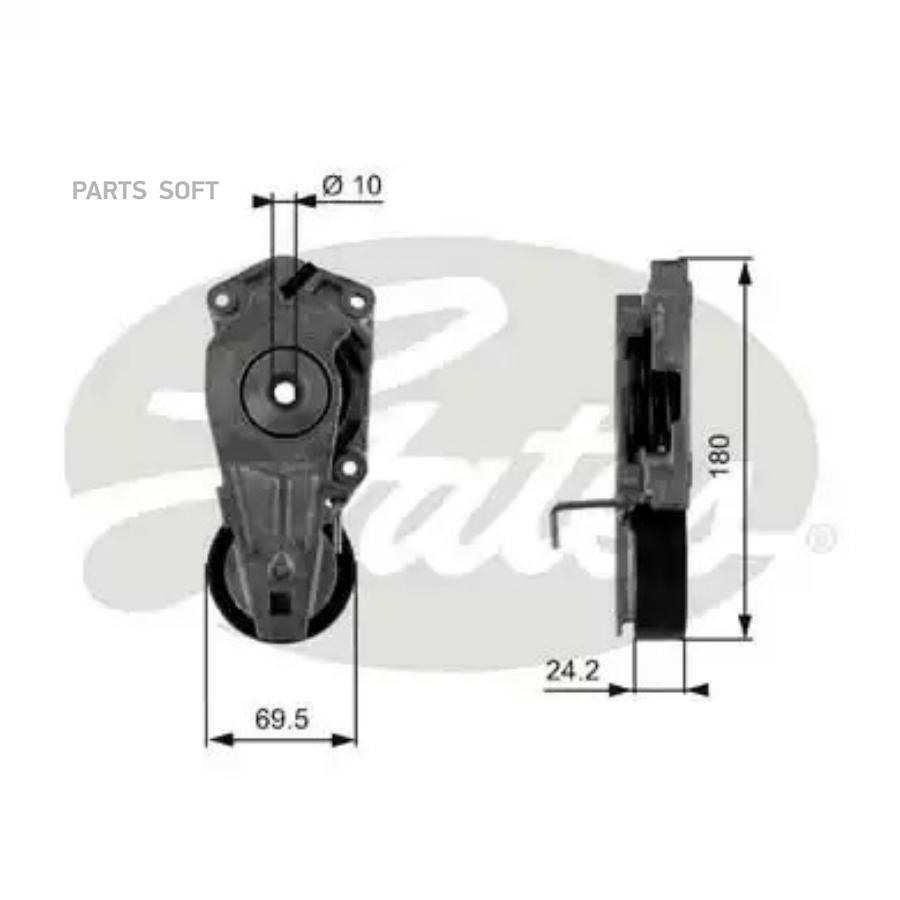 

Натяжитель Ремня Приводного Bmw Cooper/One 1.4/1.6 1Шт Gates T38405