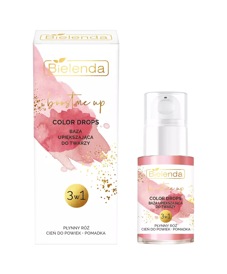 Цветные капли 3в1 BIELENDA BOOST ME UP для макияжа 15мл