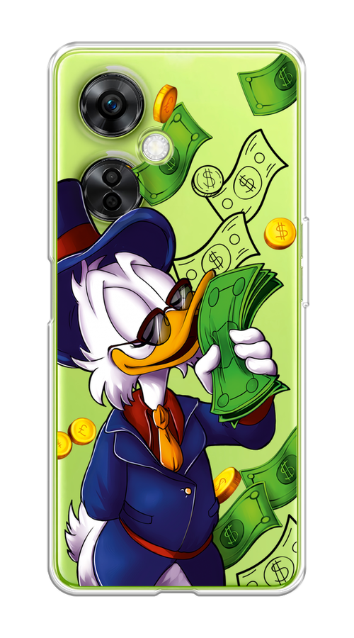 

Чехол на OnePlus Nord N30 5G/CE3 5G/CE3 Lite "Scrooge McDuck with Money", Синий;зеленый;белый, 153750-6