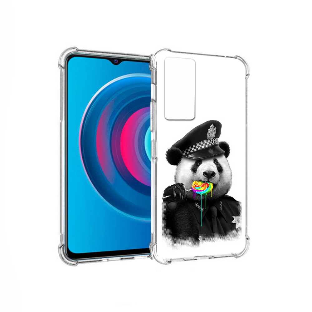 

Чехол MyPads Tocco для Vivo Y74s Панда полиция (PT224892.430.130), Прозрачный, Tocco