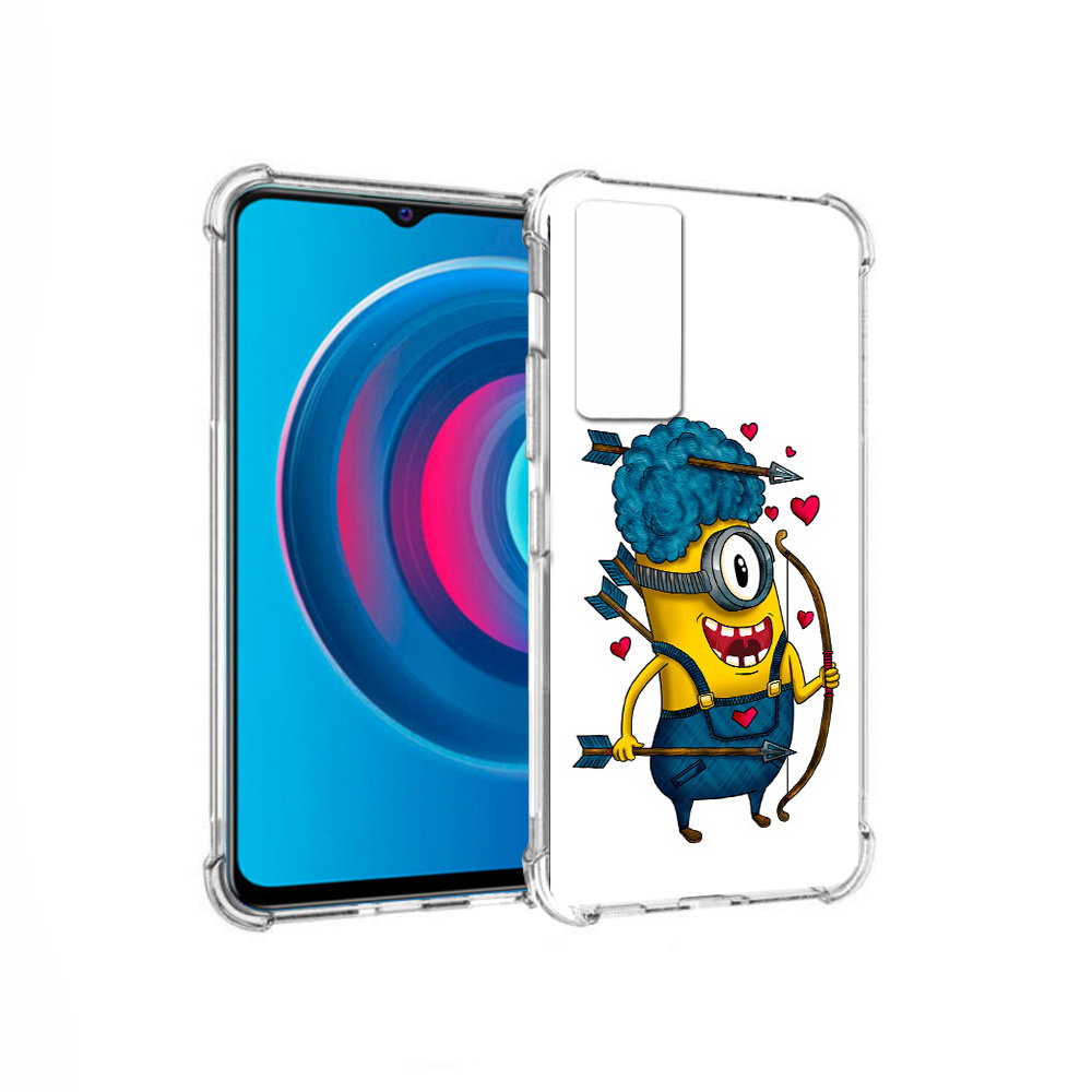 

Чехол MyPads Tocco для Vivo Y74s Миньон купидон (PT224892.430.117), Прозрачный, Tocco