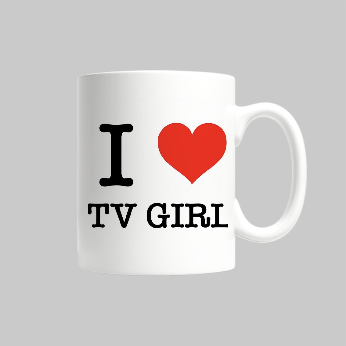 

Кружка I love TV girl ТВ Герл