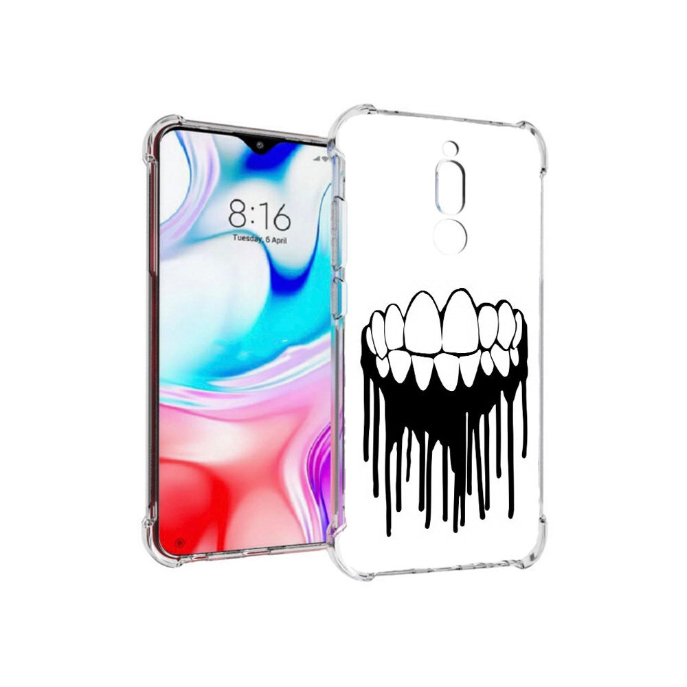 

Чехол MyPads Tocco для Xiaomi Redmi 8 зубы (PT138911.300.372), Прозрачный, Tocco