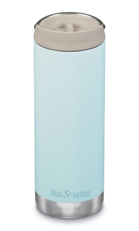 фото Термокружка klean kanteen tkwide cafe cap 16oz (473 мл) blue tint