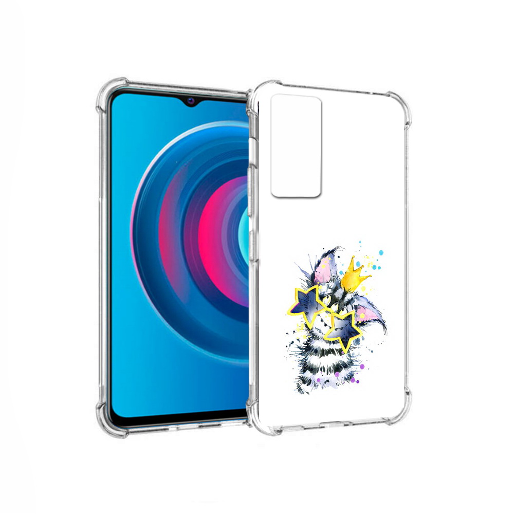 

Чехол MyPads Tocco для Vivo Y74s Мартовский Нуся (PT224892.430.114), Прозрачный, Tocco