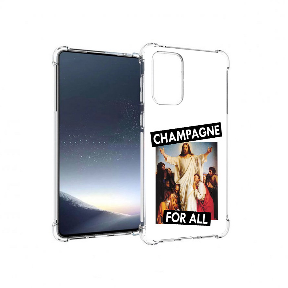 

Чехол MyPads Tocco для Samsung Galaxy A73 шампанское (PT226913.548.697), Прозрачный, Tocco