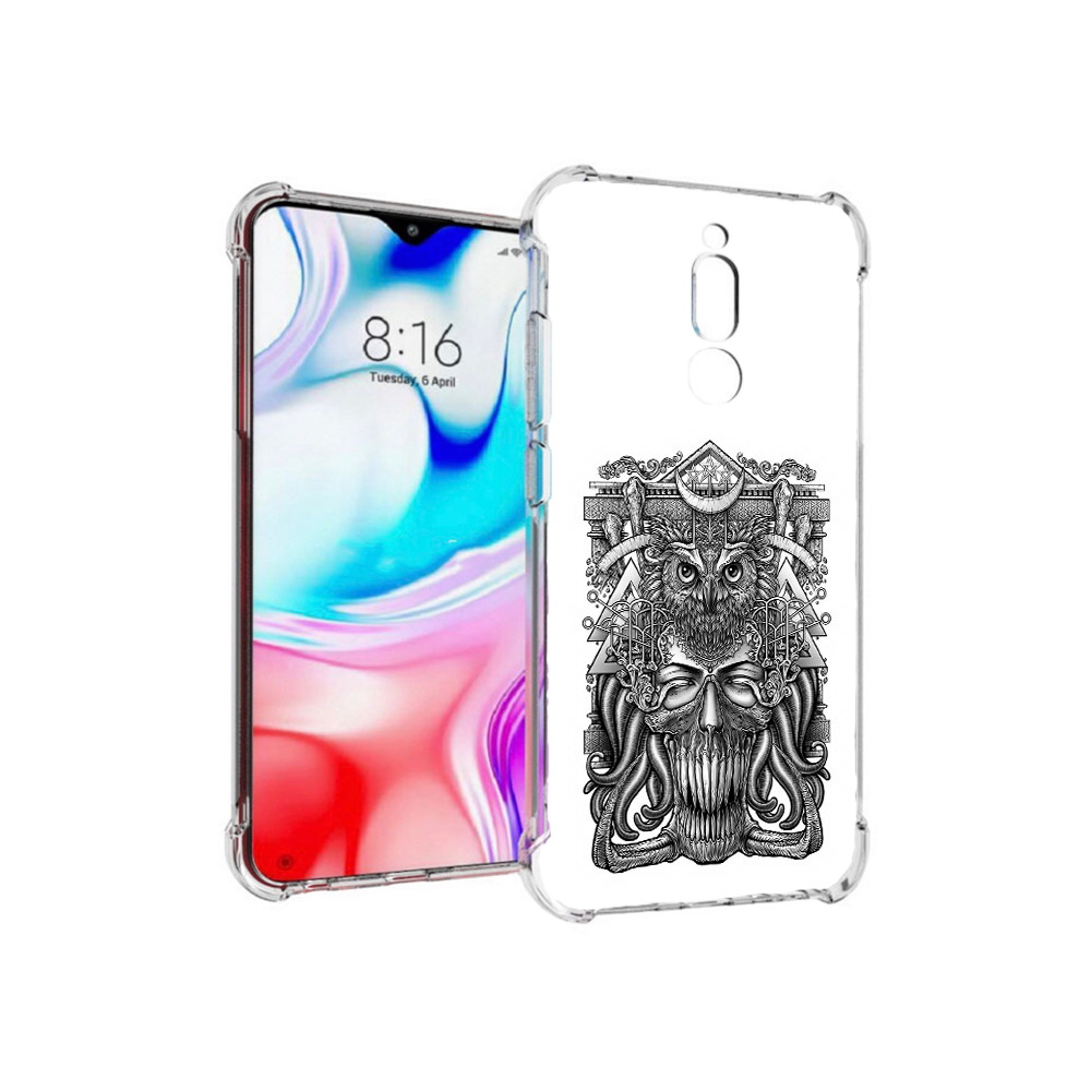 

Чехол MyPads Tocco для Xiaomi Redmi 8 зубастая сова (PT138911.300.369), Прозрачный, Tocco