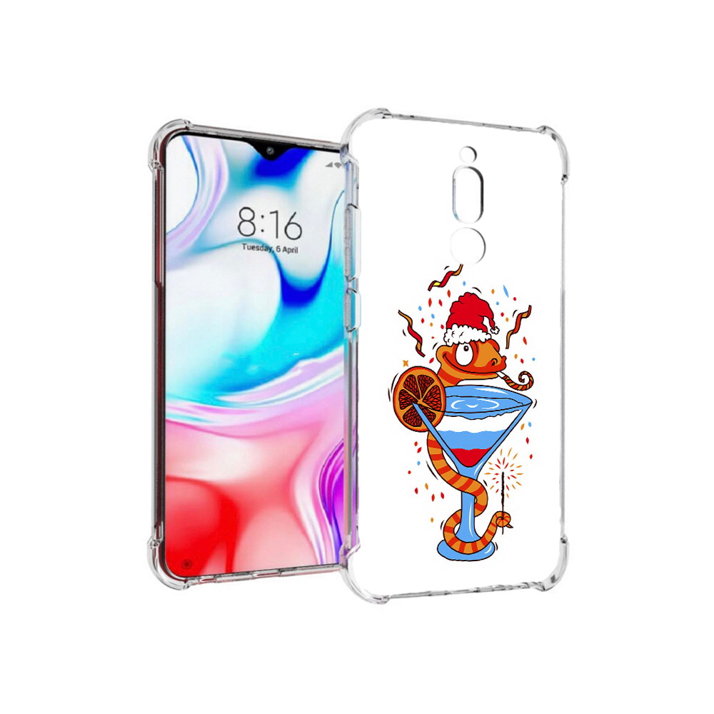 

Чехол MyPads Tocco для Xiaomi Redmi 8 змейка (PT138911.300.364), Прозрачный, Tocco