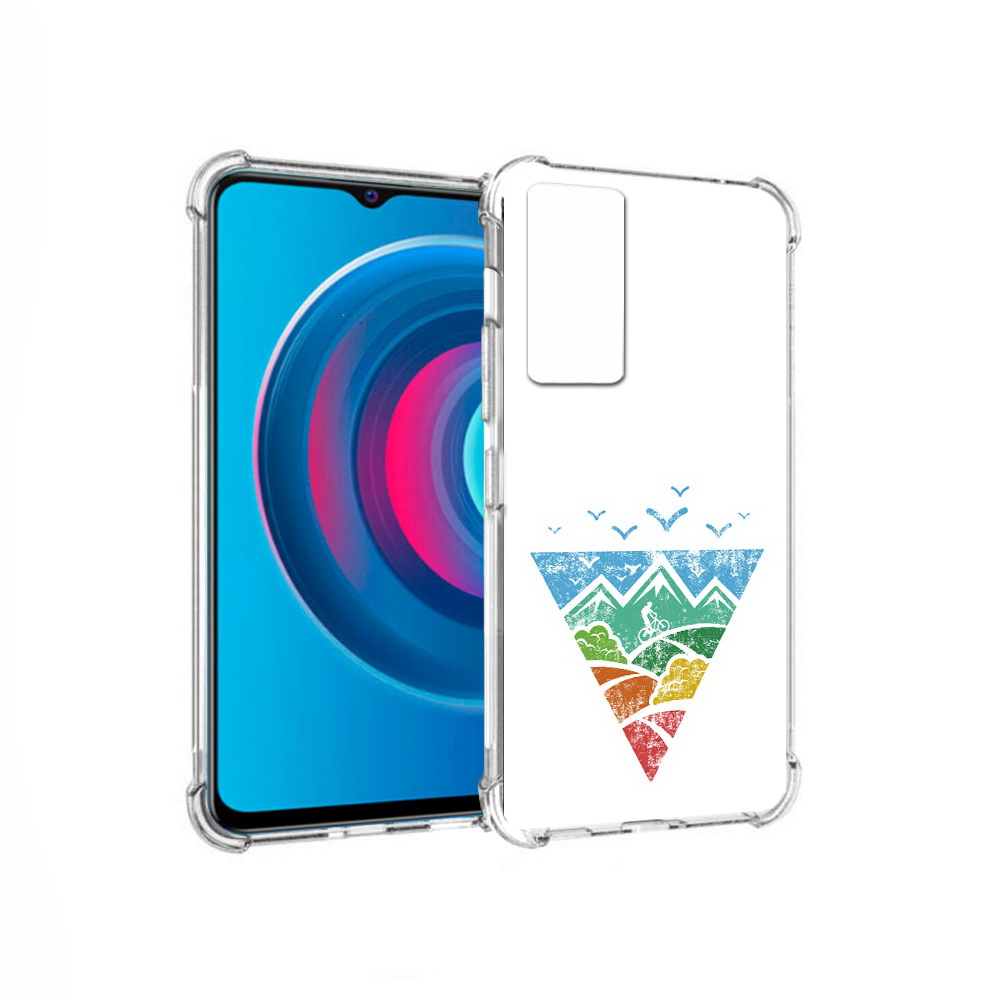 

Чехол MyPads Tocco для Vivo Y74s Лес земля море чайки (PT224892.430.105), Прозрачный, Tocco