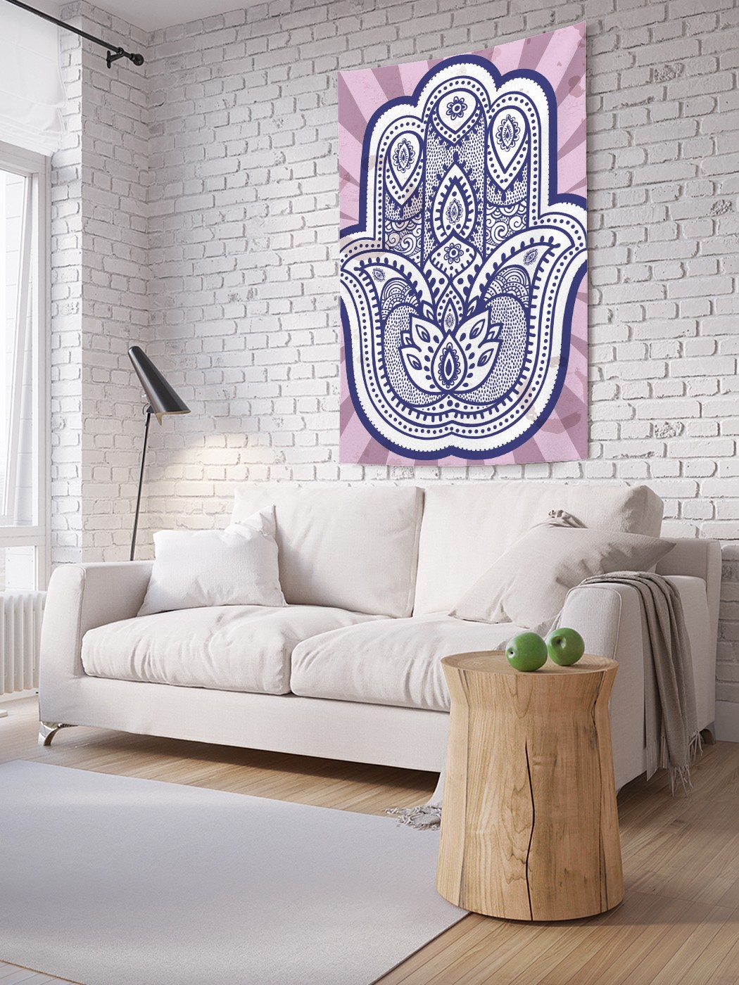 

Вертикальное фотопанно на стену JoyArty Хамса поп-арт 150x200 см, Хамса поп-арт