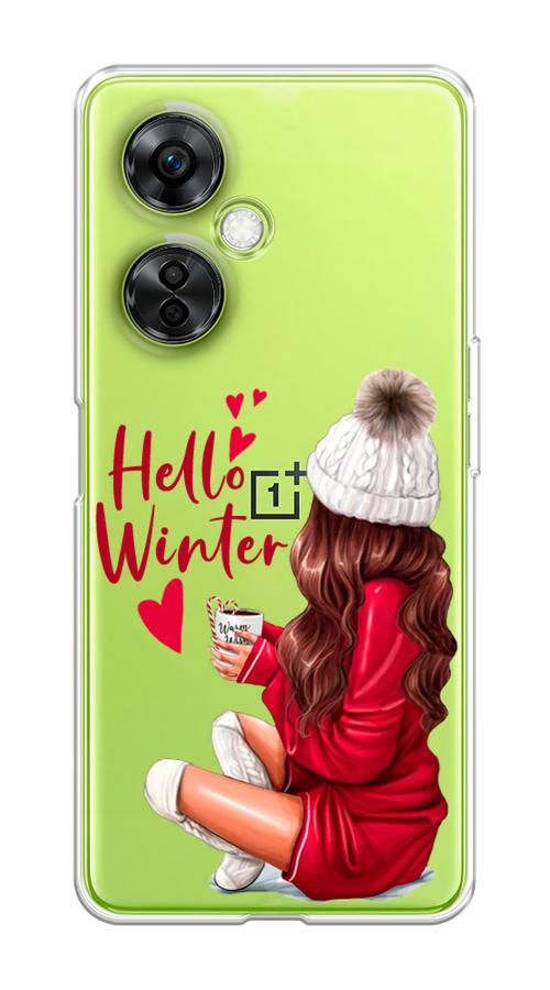 

Чехол на OnePlus Nord N30 5G/CE3 5G/CE3 Lite "Hello winter", Красный;белый;коричневый, 153750-5