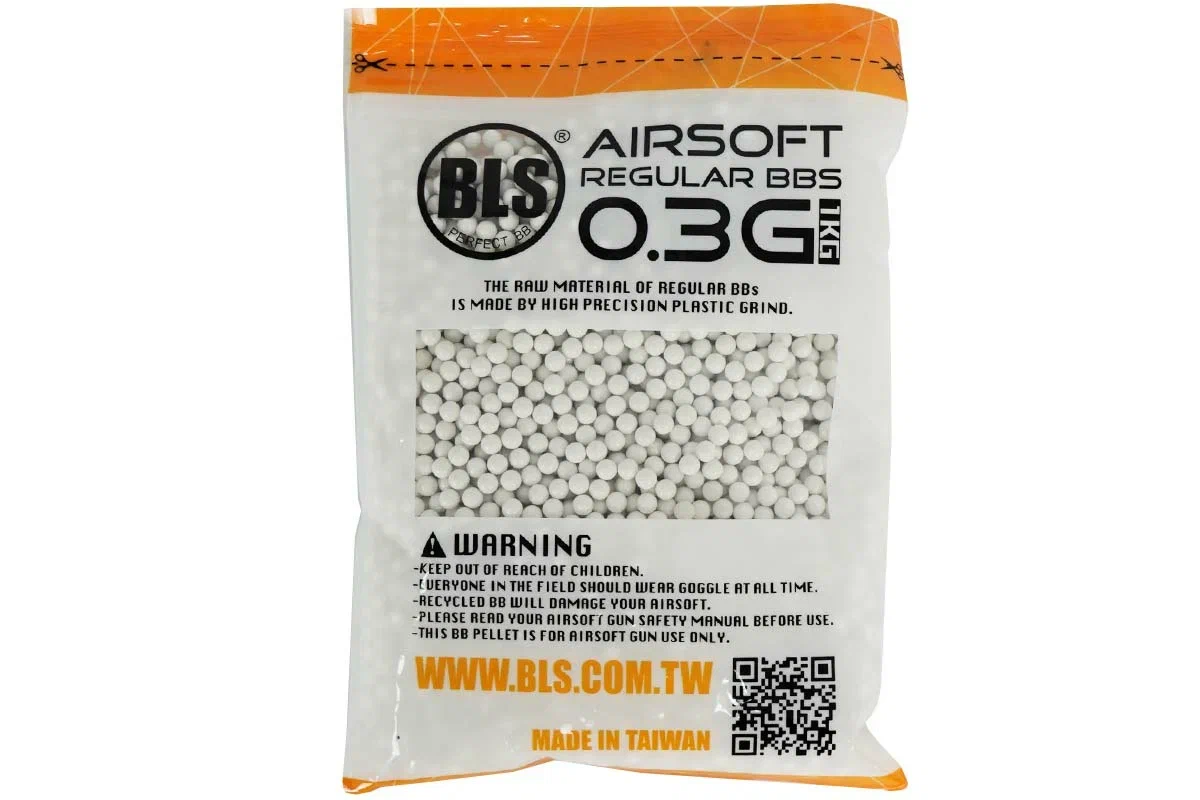 Шары для страйкбола BLS 0,30 (1кг, белые) (1KG-H30)