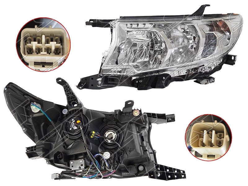 

Фара Toyota Land Cruiser Prado 150 17- Lh (левый) Галоген, Дхо Sat арт. ST-212-11CDL-LD-EM