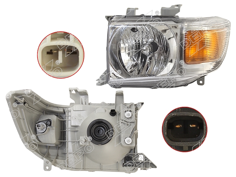 

Фара Toyota Land Cruiser 70 07- Lh (левый) Depo арт. 212-11M4L-LD-E